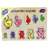 Ahşap Tutmalı Büyükten Küçüğe