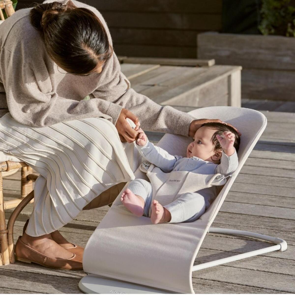 Babybjörn Balance Bliss Ana Kucağı Cotton 3D Jersey Light Beige