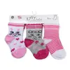 Aziz Bebe Çorap Soket 3lü Gri