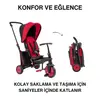 SmarTrike STR3 Plus 5’i 1 Arada Üç Tekerlekli Bebek Bisikleti - Red