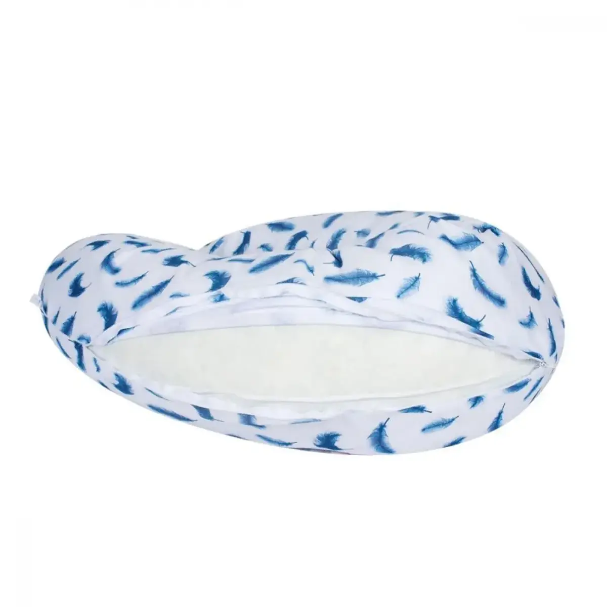 Sevi Bebe Yastıklı Anne Bebek Minderi Tüy Desen