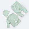 Bibaby Organik Zıbın Takımı 3lü Happ6y Always Yeşil