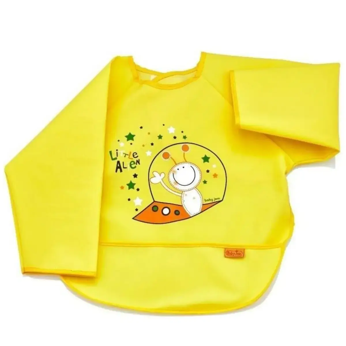 Babyjem Poli Muşamba Kollu Önlük Sarı