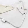 Babyjem Ahşap Diş Kaşıyıcılı Bürümcük Müslin Önlük Ekru
