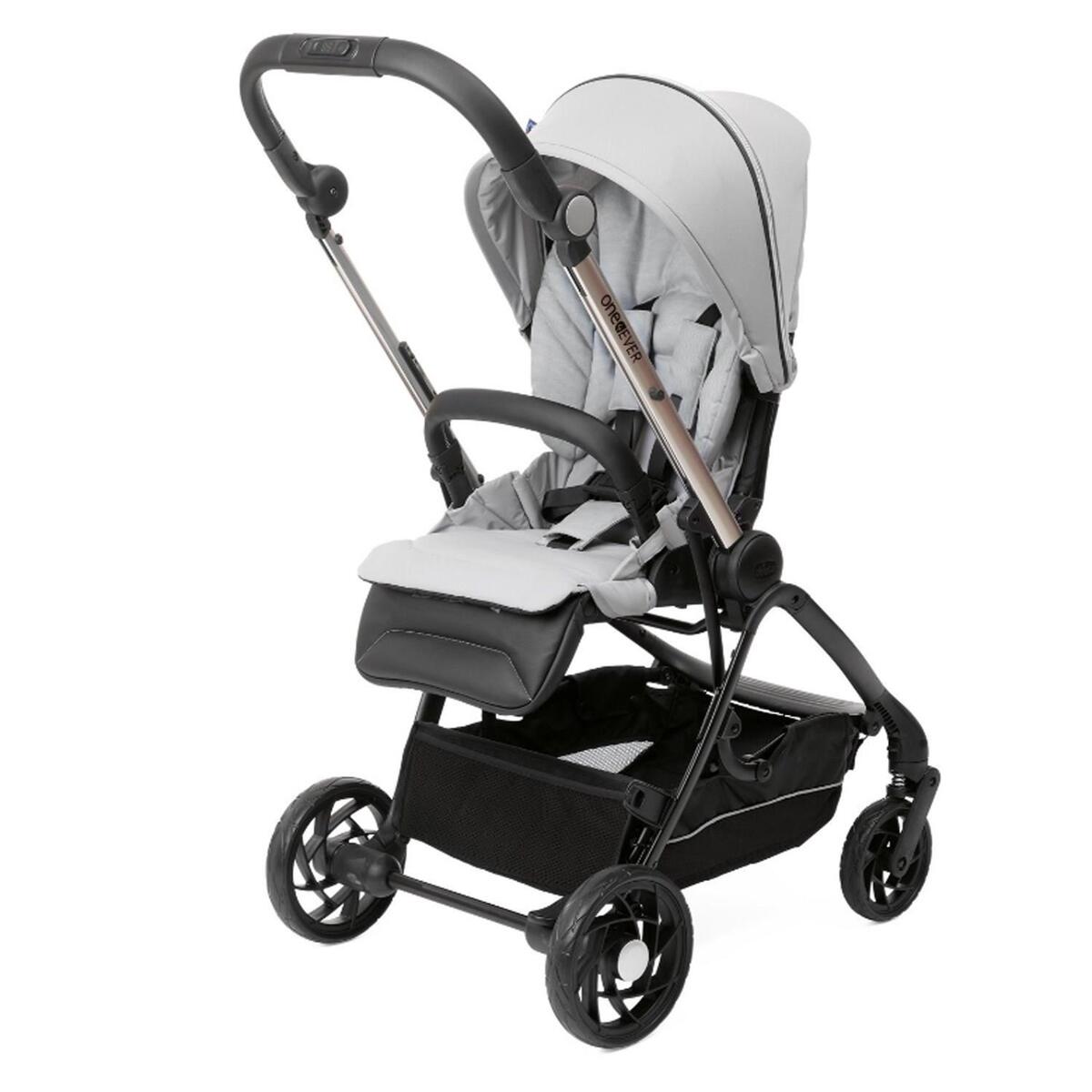 Chicco One4Ever Bebek Arabası Silver Leaf