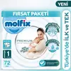 Molfix Premium Bebek Bezi Yenidoğan 72li Fırsat Paketi