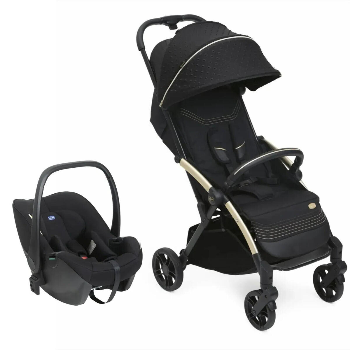 Chicco Goody XPlus Kabin Travel Sistem Bebek Arabası Black Re_Lux
