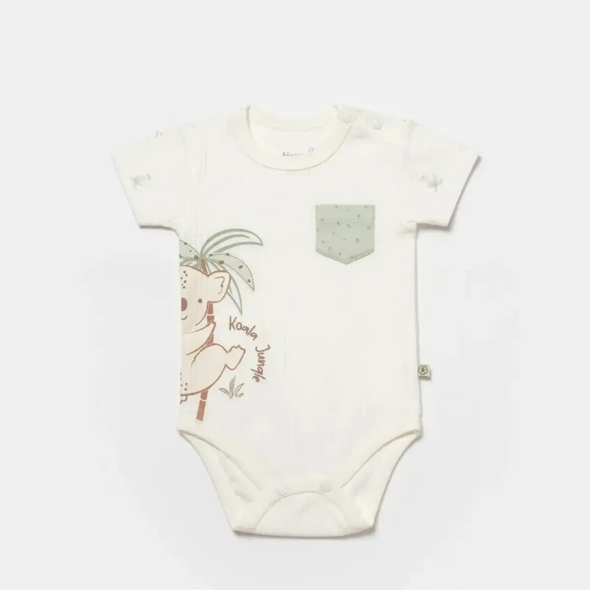 Bibaby Organik Body Kısa Kol Koala Jungle Mint Bibaby Organik Body Kısa Kol Koala Jungle Mint