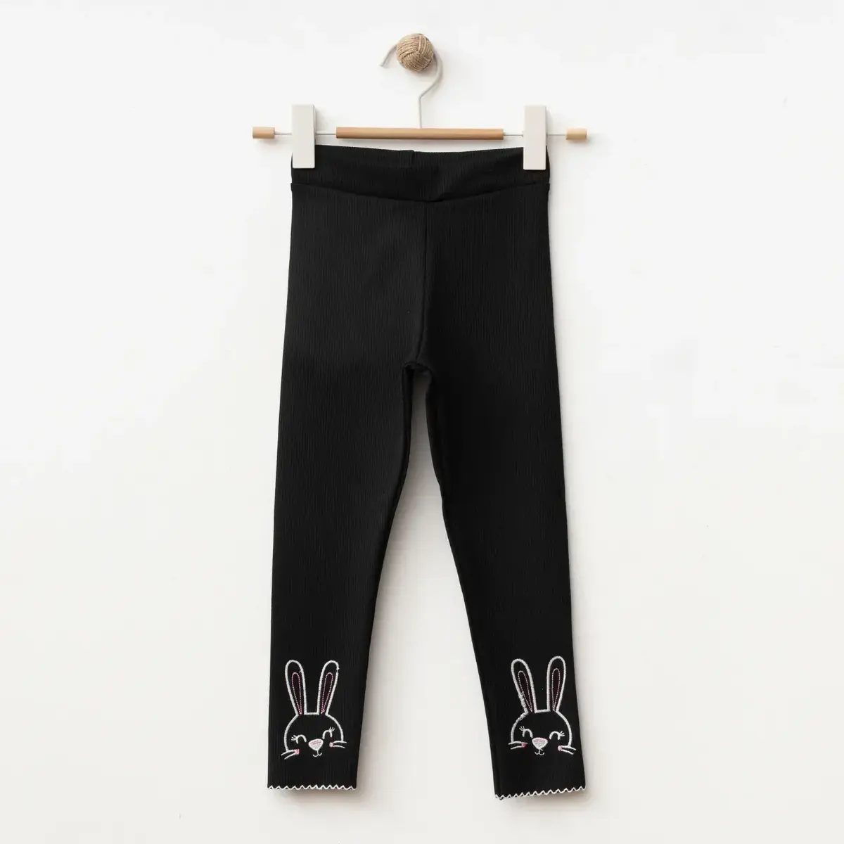 Winimo Tayt Fitilli Tavşan Nakışlı Siyah