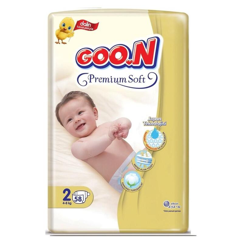 Goon Premium Bebek Bezi 2 Beden 4-8 Kg 46lı Jumbo Paket