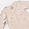 Bibaby Organik Body Kruvaze Eldivenli Soft Modal Bej