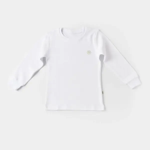 Bibaby Organik Sweatshirt Little Basic Beyaz