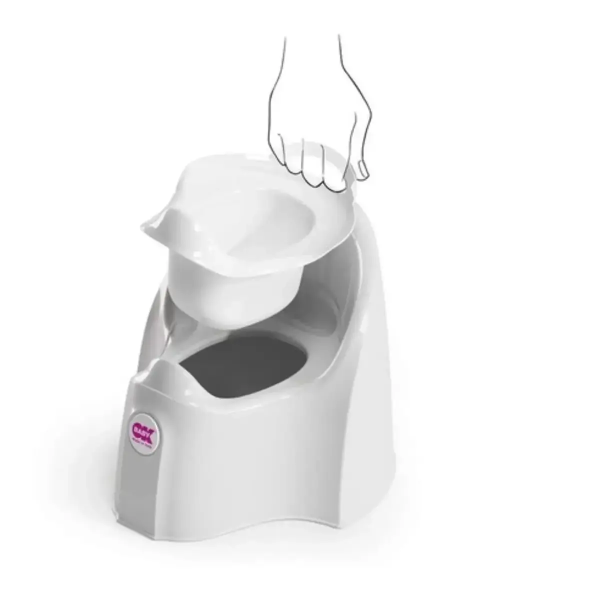 Okbaby Pasha Koltuk Oturak Beyaz