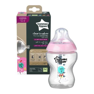 Tommee Tippee Naturel PP Biberon 2li Pembe 260 ml