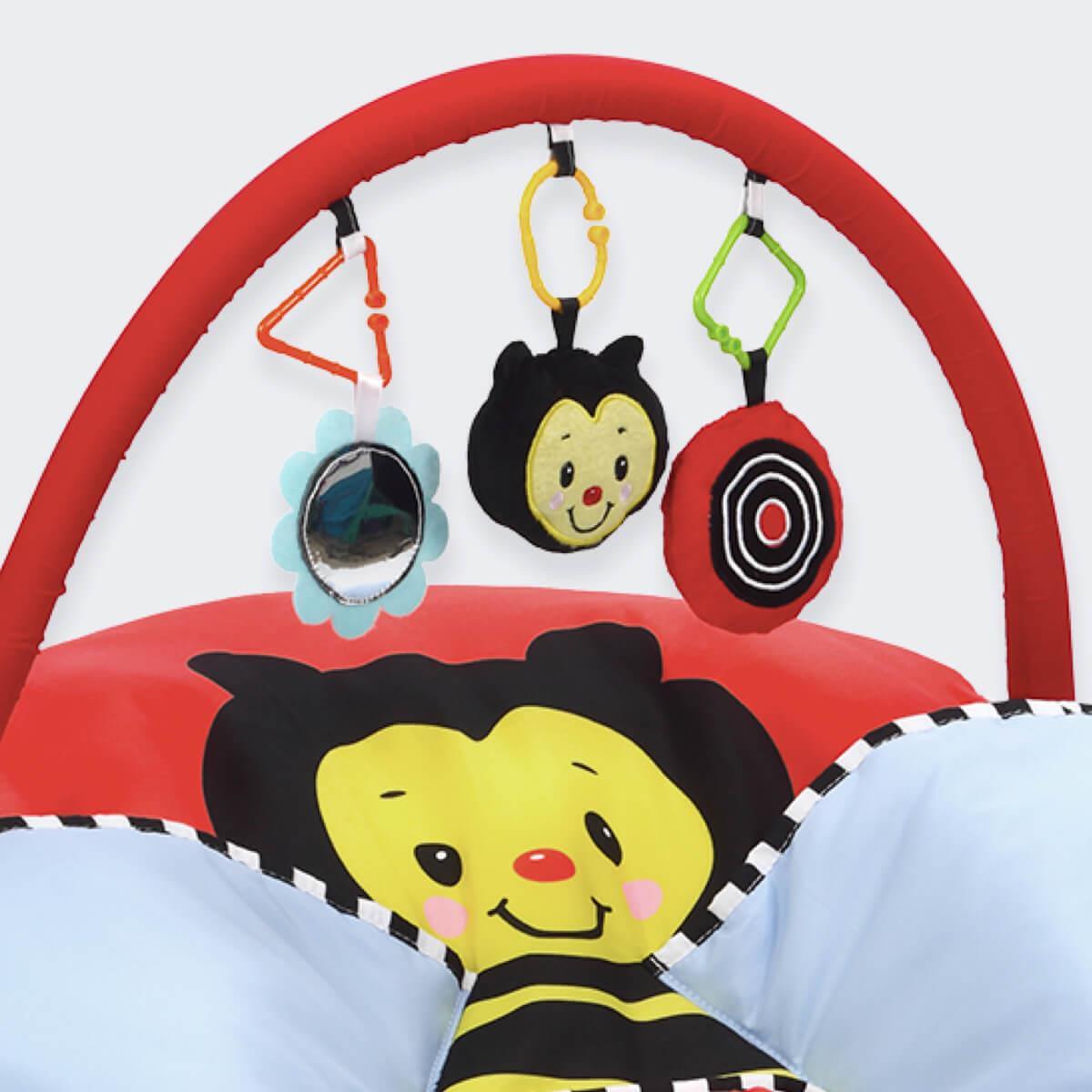 Kraft Little Bee Ana Kucağı Mavi Kırmızı