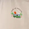 Winimo T-Shirt Otobüs Baskılı Bej