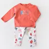 Bibaby Organik Pijama Takımı Wild Flowers Coral