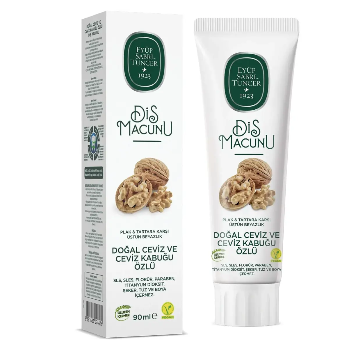 Eyüp Sabri Tuncer Doğal Ceviz Ve Ceviz Kabuğu Özlü Diş Macunu 90 ml