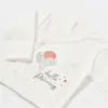 Bibaby Organik Zıbın Takımı Pretty Ears Bunny Prematüre Mint - Ekru