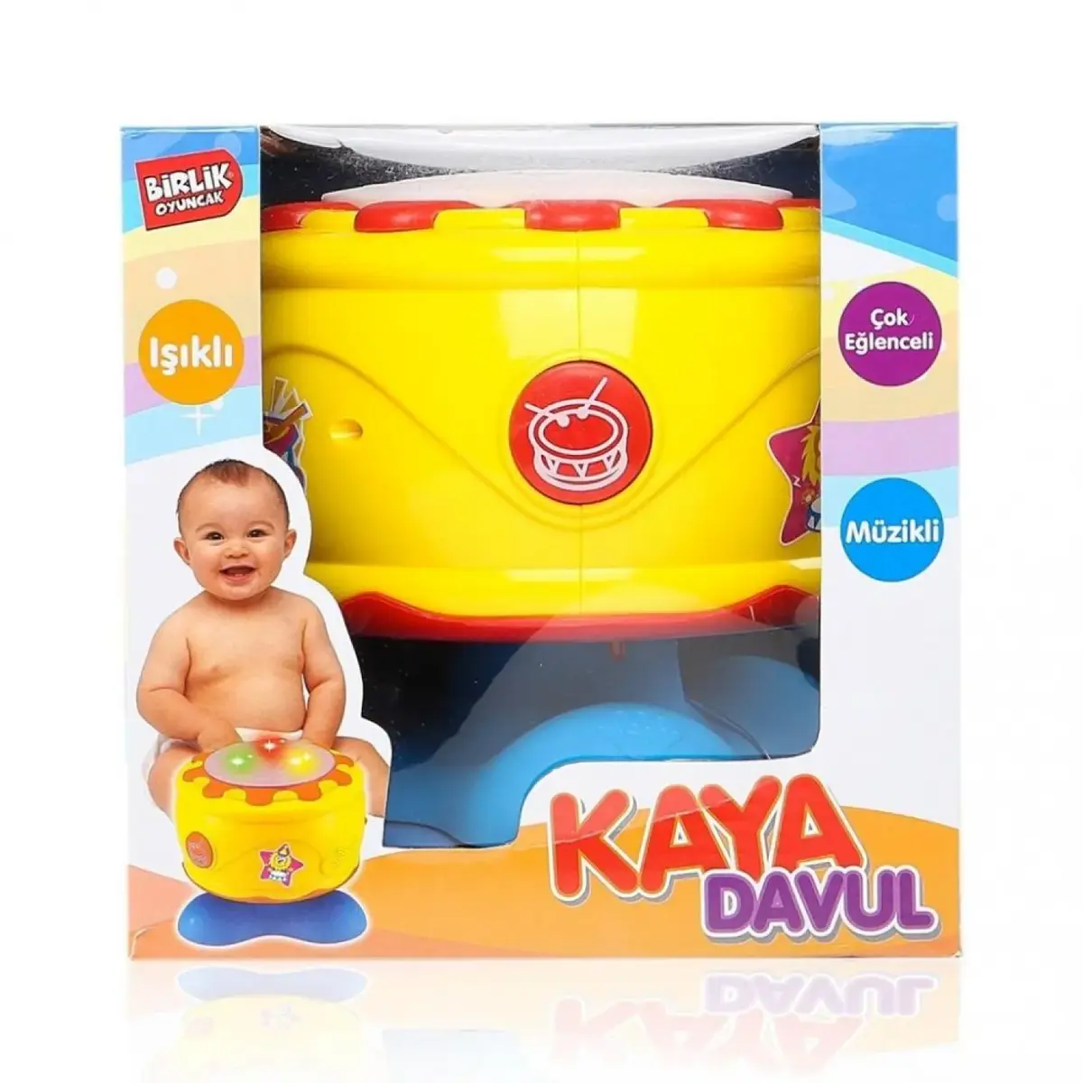 Işıklı ve Sesli Kaya Davul