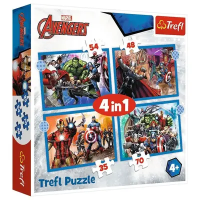 Trefl 4in1 Puzzle The Avengers