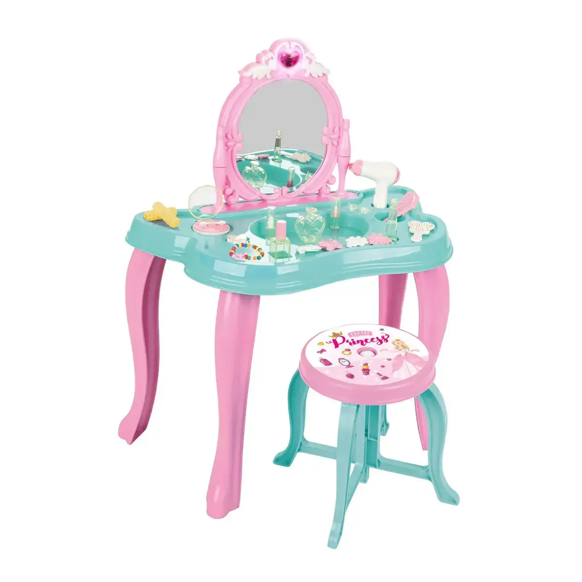 Pilsan Kelebek Makyaj Masası Müzikli Sihirli 19 Parça Pembe