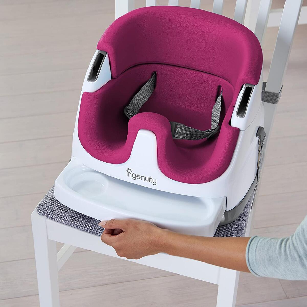 Ingenuity Baby Base Portatif Mama Sandalyesi Pink Flambe