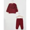 U.S Polo 3lü Takım Bordo