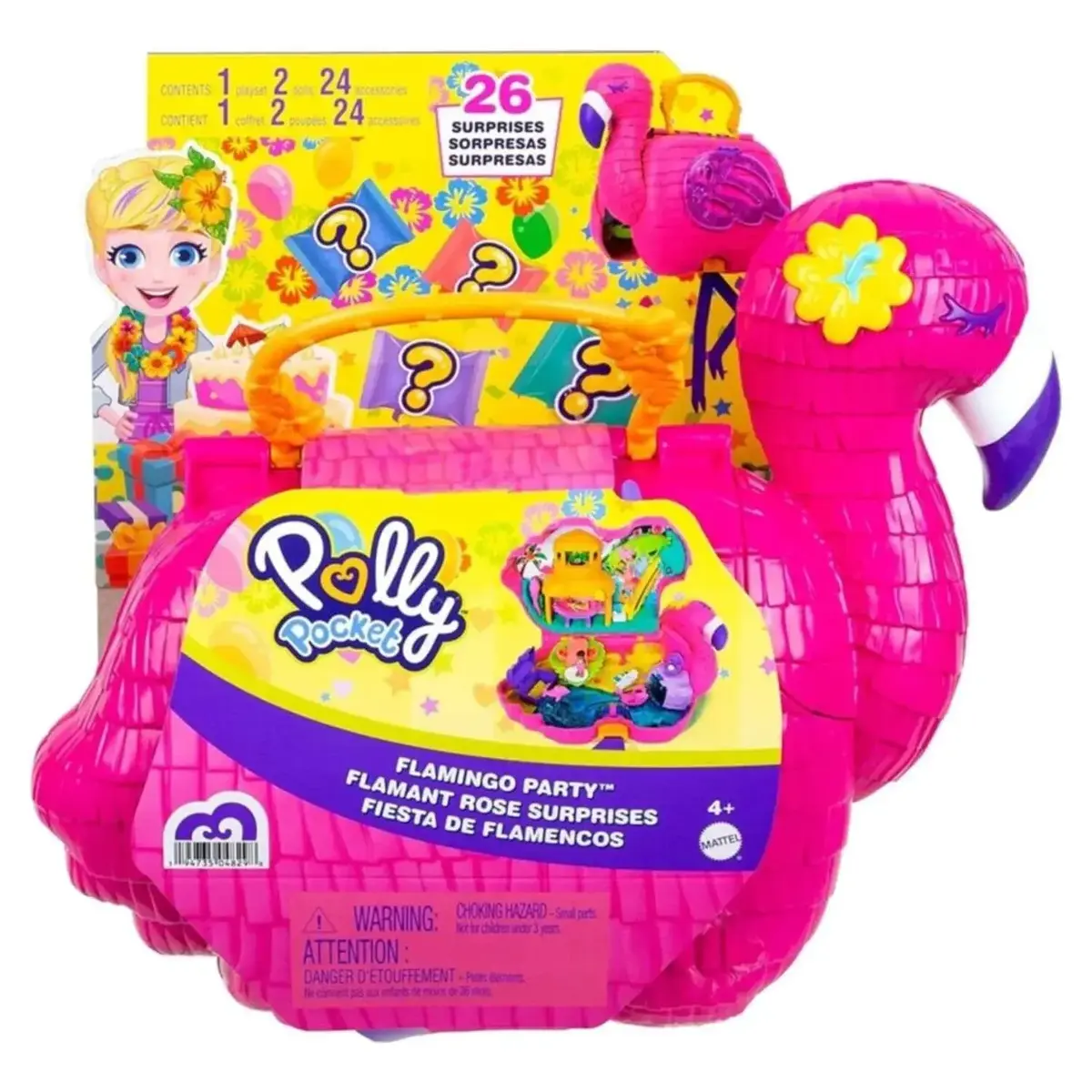 Polly Pocket Flamingo Partisi Oyun Seti