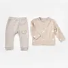 Bibaby Organik Pijama Takımı Curly Sheep Bej