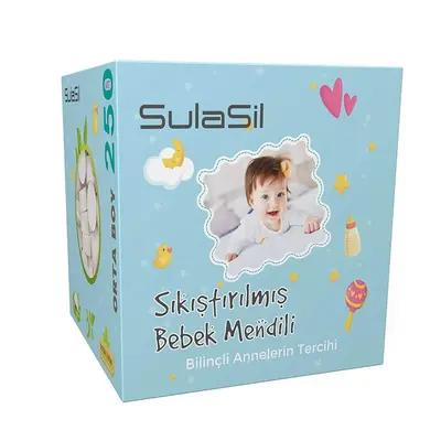 Sulasil Sıkıştırılmış Bebek Mendili 250li