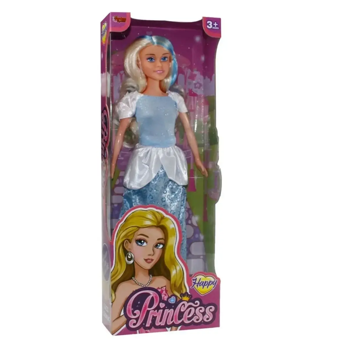 Vardem Kutulu Renkli Kıyafetli Manken Bebek 29 cm 