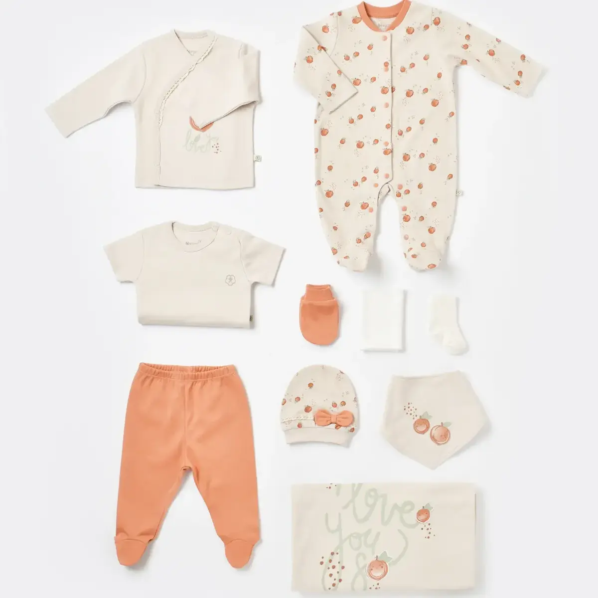 Bibaby Organik Hastane Çıkışı 10lu Summer Fruit Light Cream Cramel