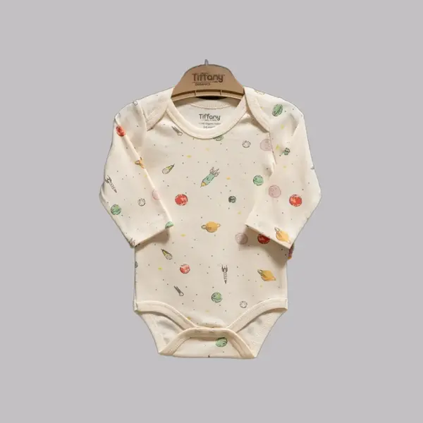 Tiffany Organik Body Uzun Kol Space Theme