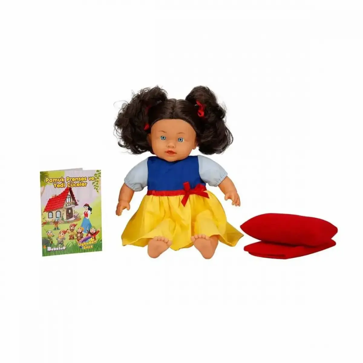 Bebelou Masal Anlatan Pamuk Prenses ve 7 Cüceler Bebek Set 40 Cm