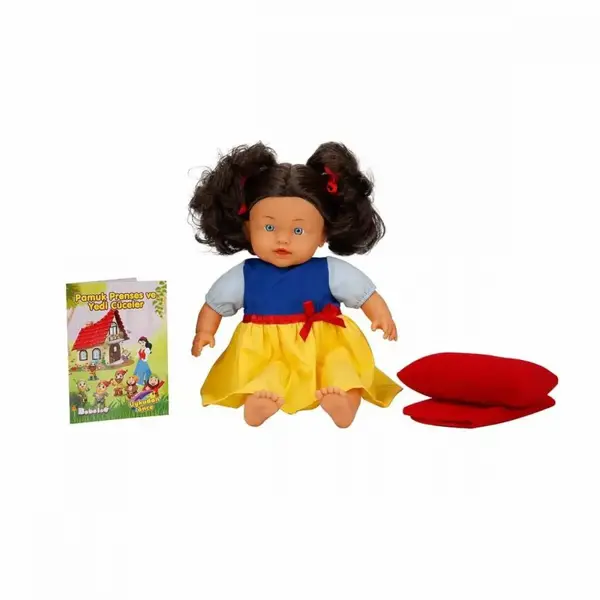 Bebelou Masal Anlatan Pamuk Prenses ve 7 Cüceler Bebek Set 40 Cm