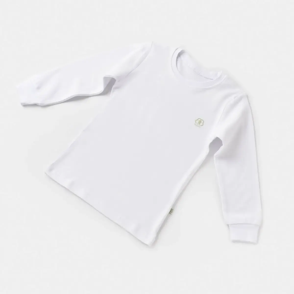 Bibaby Organik Sweatshirt Little Basic Beyaz
