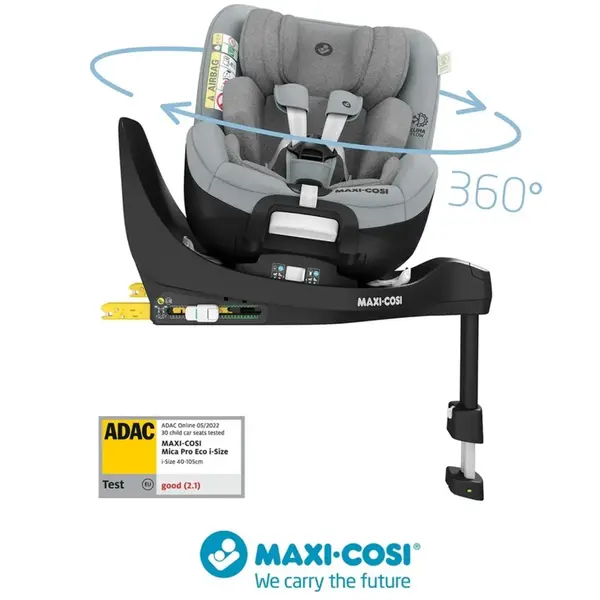 Maxi-Cosi Mica Pro Eco I-Size Isofixli Oto Koltuğu 0-18 Kg Authentic Grey