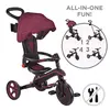 Globber Explorer 4in1 Katlanabilir Bisiklet Bordo