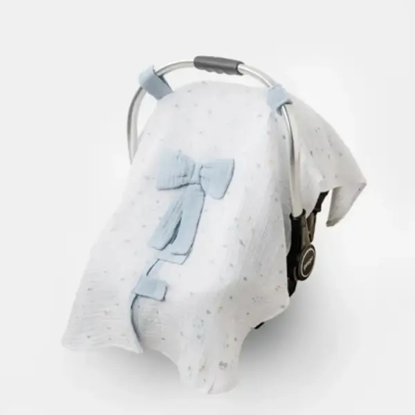 Andy Wawa Ana Kucağı Örtüsü Müslin Ocean Is My Happy Place Beyaz