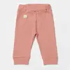 Bibaby Organik Pantolon Waffle Smile Kırmızı - Kahverengi