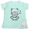 Bibaby T-Shirt Bimboo Love Mint