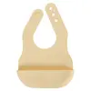 Sevi Bebe Ayarlanabilir Silikon Mama Önlüğü Sarı