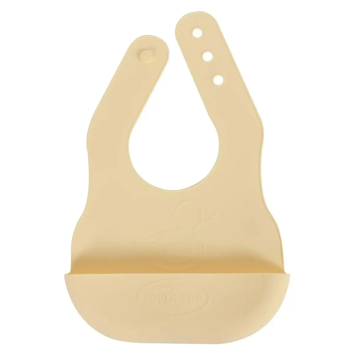 Sevi Bebe Ayarlanabilir Silikon Mama Önlüğü Sarı