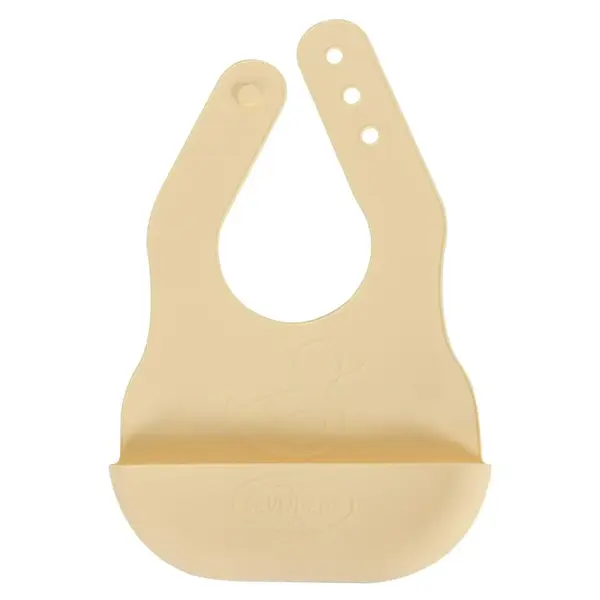 Sevi Bebe Ayarlanabilir Silikon Mama Önlüğü Sarı