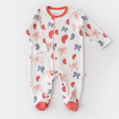 Bibaby Organik Tulum Wild Flowers Coral