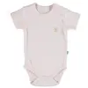 Bibaby Organik Body Kısa Kol Basic Nature Pembe