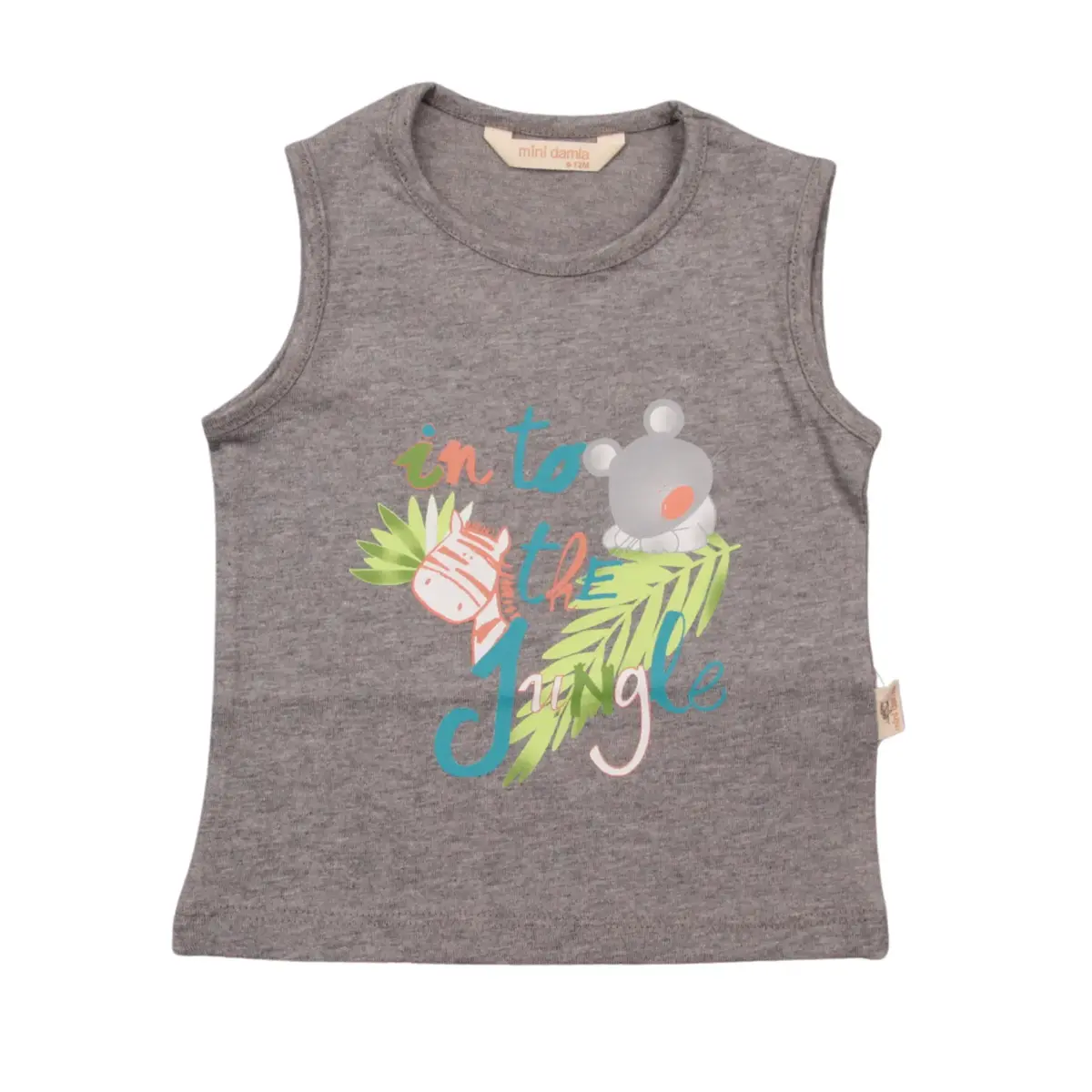 Mini Damla T-Shirt Kolsuz Jungle Füme Mini Damla T-Shirt Kolsuz Jungle Füme