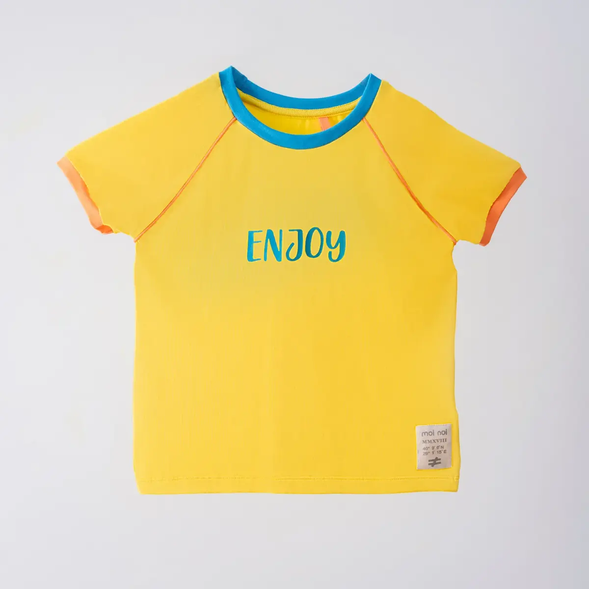 Moi Noi T-Shirt Enjoy Sarı Moi Noi T-Shirt Enjoy Sarı