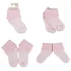Bibaby Organik Çorap Soket Kaymaz Mom And Dad Pembe